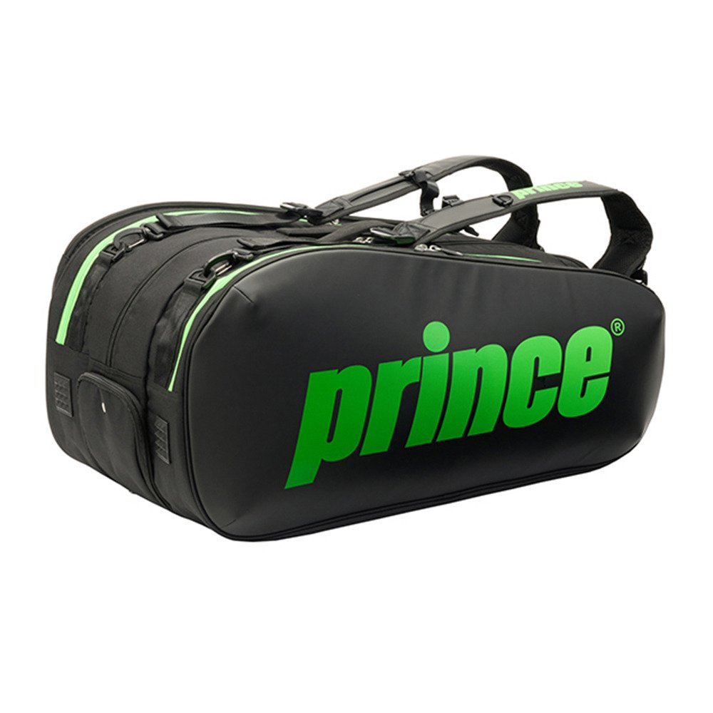 PRINCE �e�j�X ���P�b�g�o�b�O 12�{���[�� TT600 240 BLK/GRN �e�e �u���b�N×�O���[�� �o�b�O�E�|�[�`