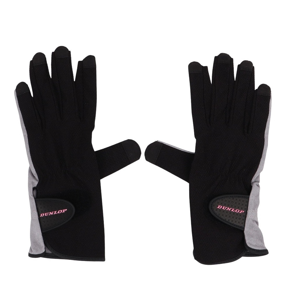 ダンロップ（DUNLOP）（レディース）テニス グローブ ネイルスルータイプ 両手用 TGG0117W