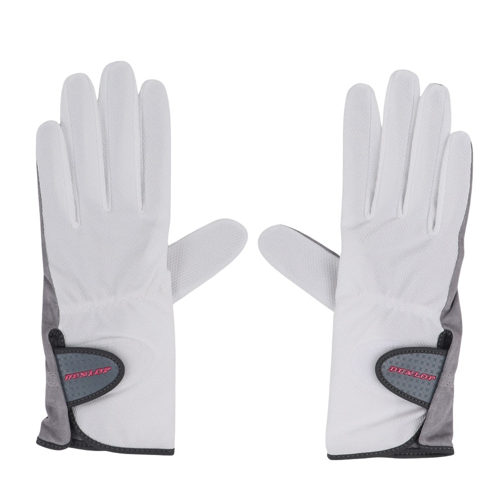 ダンロップ（DUNLOP）（レディース）テニス グローブ 両手用 TGG0115W WHT
