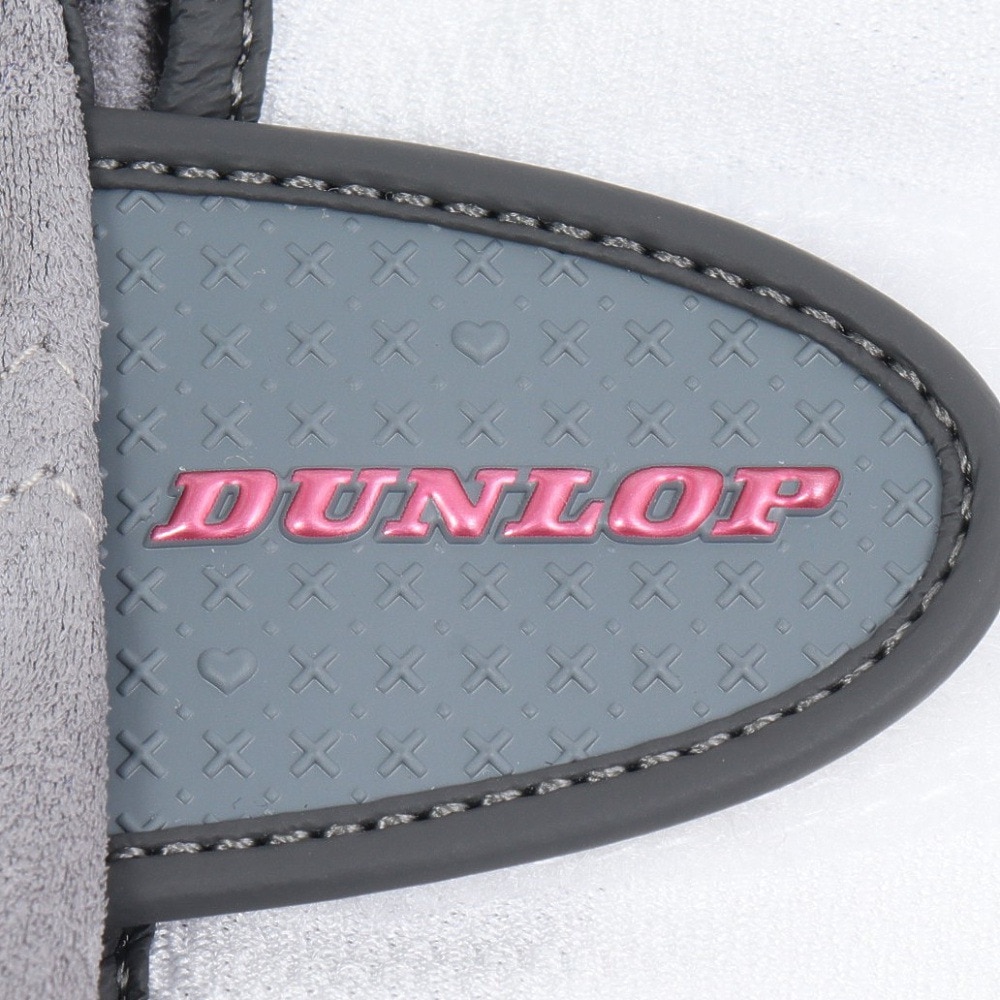 ダンロップ（DUNLOP）（レディース）テニス グローブ ネイルスルータイプ 両手用 TGG0118W WHT
