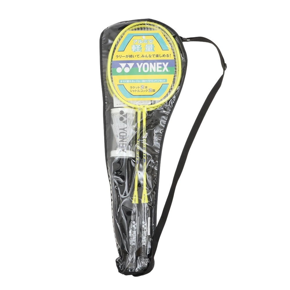 ヨネックス（YONEX）（メンズ、レディース）バドミントンラケット 2本セット シャトル ケース付き グラフレックス GR417WXG-392