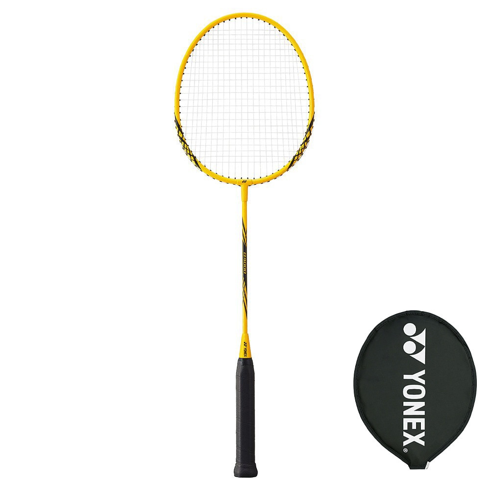 ヨネックス（YONEX）（メンズ、レディース、キッズ）バドミントンラケット 2本セットガット張り上げ済 B4000G シャトル3個付き