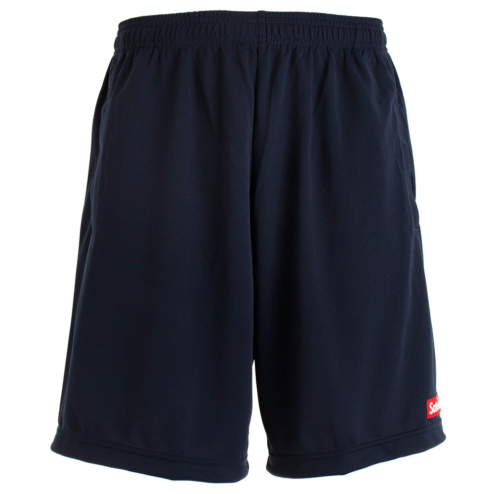  バドミントン ウェア ドライハーフパンツ プリント STHPP NAVY
