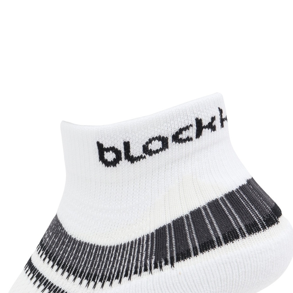 ブラックナイト（blackknight）（レディース）バドミントン ソックス ショート丈ソックス SC-2942-WHT-2225