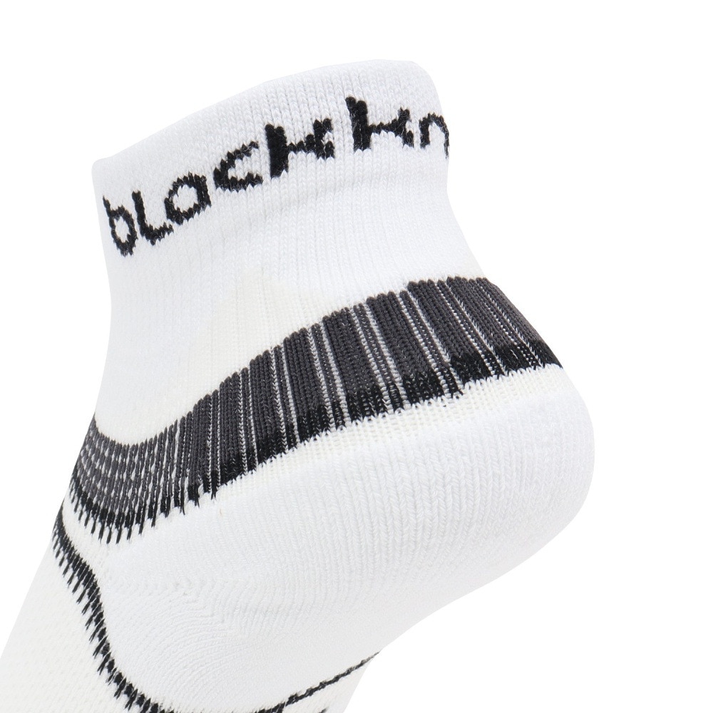 ブラックナイト（blackknight）（レディース）バドミントン ソックス ショート丈ソックス SC-2942-WHT-2225