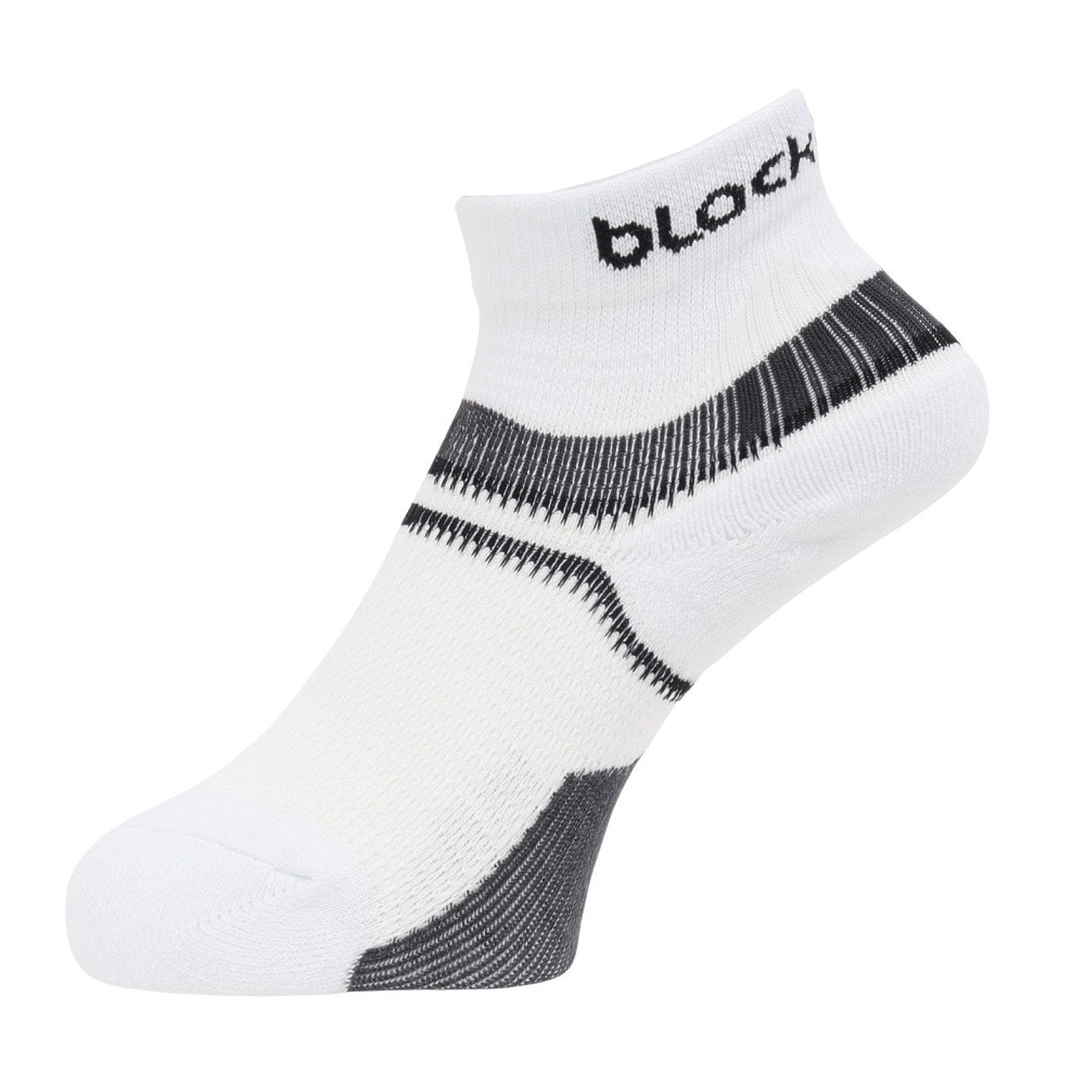 ブラックナイト（blackknight）（メンズ）バドミントン ソックス ショート丈ソックス SC-2942-WHT-2528