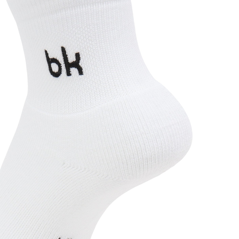 ブラックナイト（blackknight）（レディース）バドミントン ソックス ロング丈ソックス SC-3902-WHT-2225