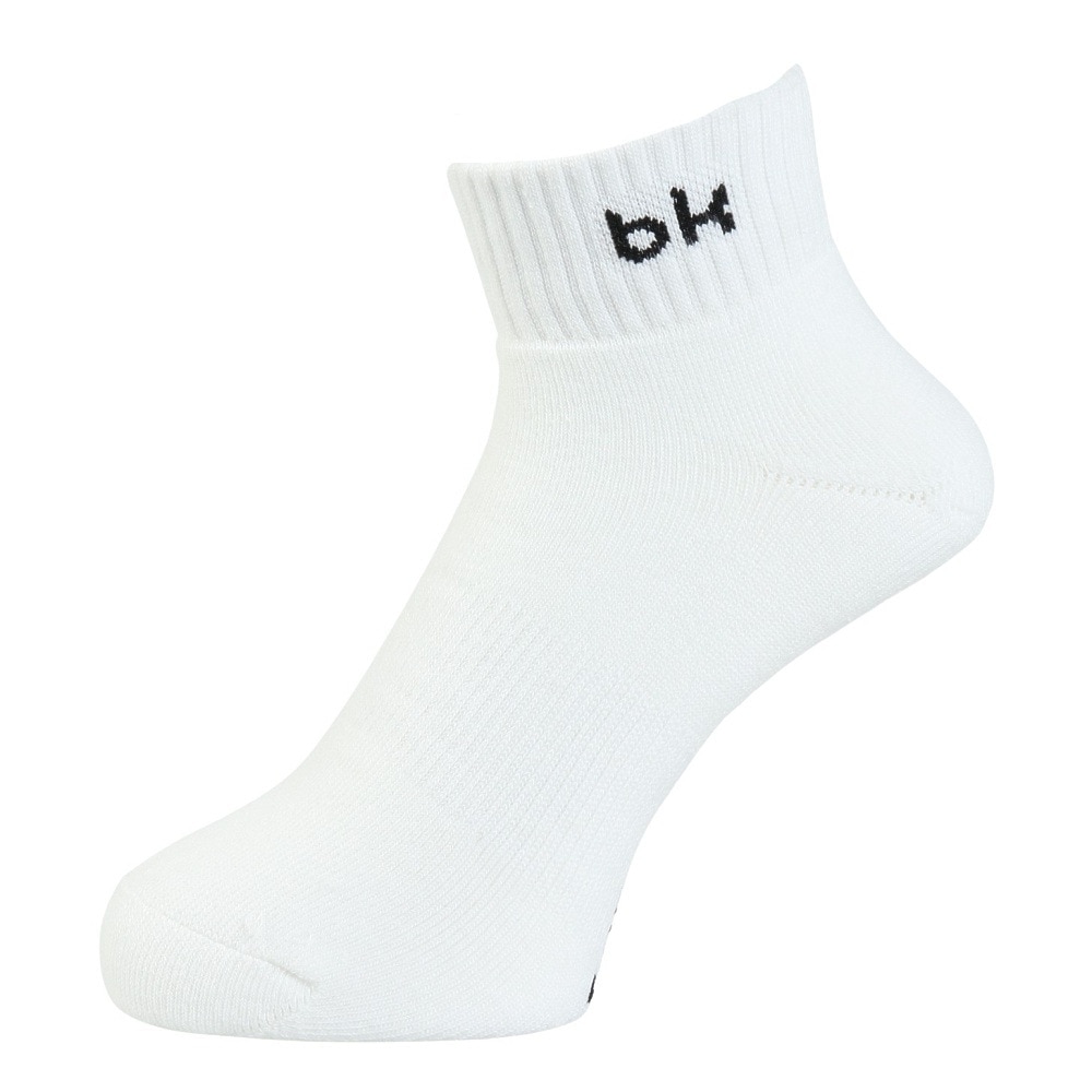 ブラックナイト（blackknight）（メンズ）バドミントン ソックス ショ-ト丈 3足組 SC-5980-WHT-2528