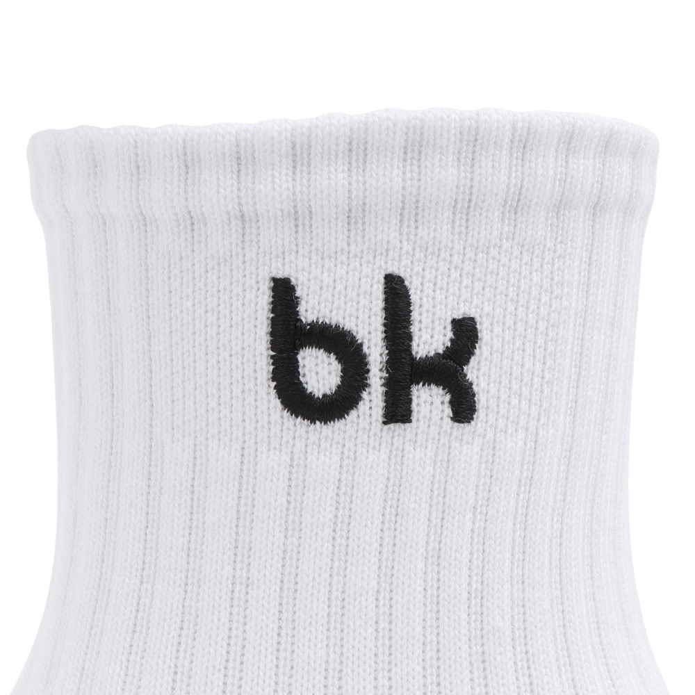 ブラックナイト（blackknight）（メンズ、レディース）バドミントン ロング丈ソックス SC-5983-WHT-2225