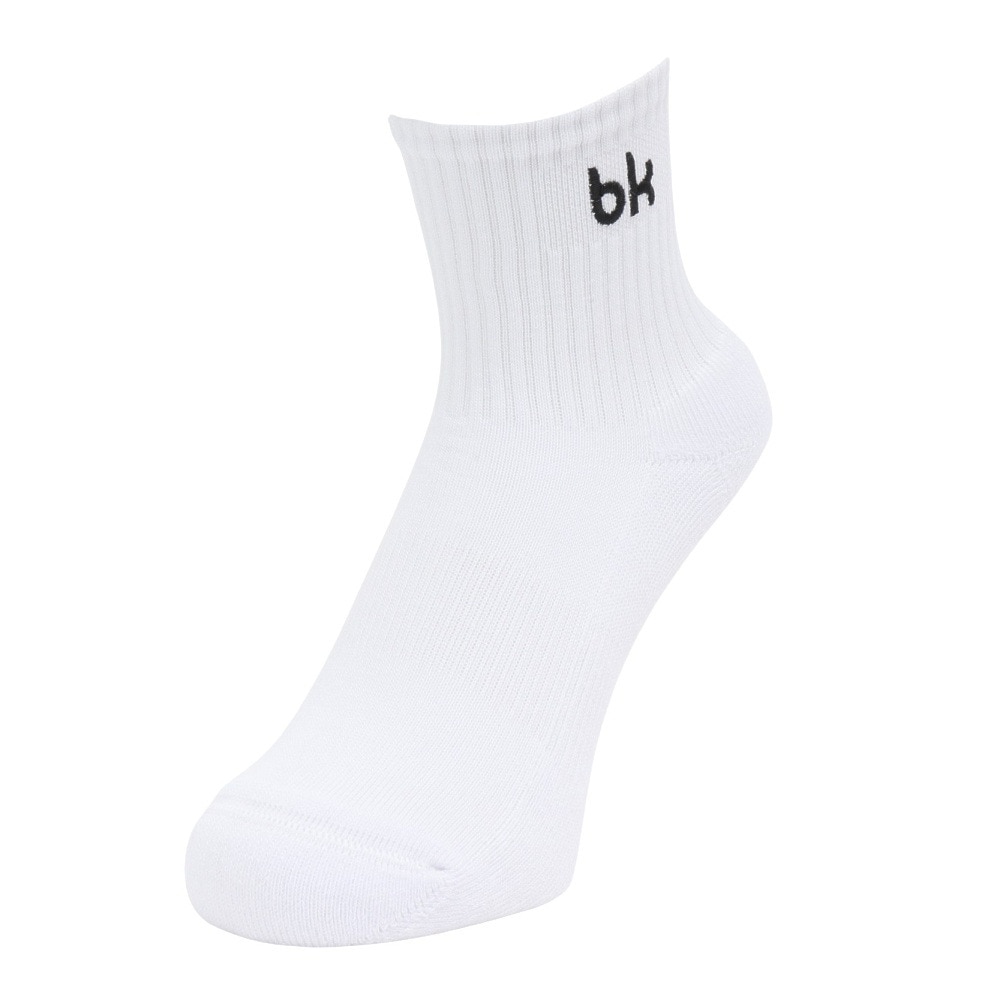 ブラックナイト（blackknight）（メンズ、レディース）バドミントン ロング丈ソックス SC-5983-WHT-2225
