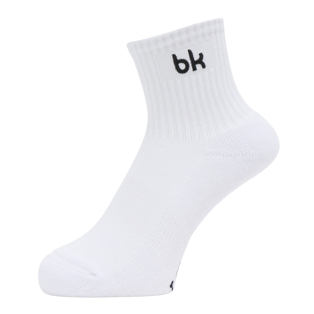 ブラックナイト（blackknight）（メンズ、レディース）バドミントン ロング丈ソックス SC-5983-WHT-2528