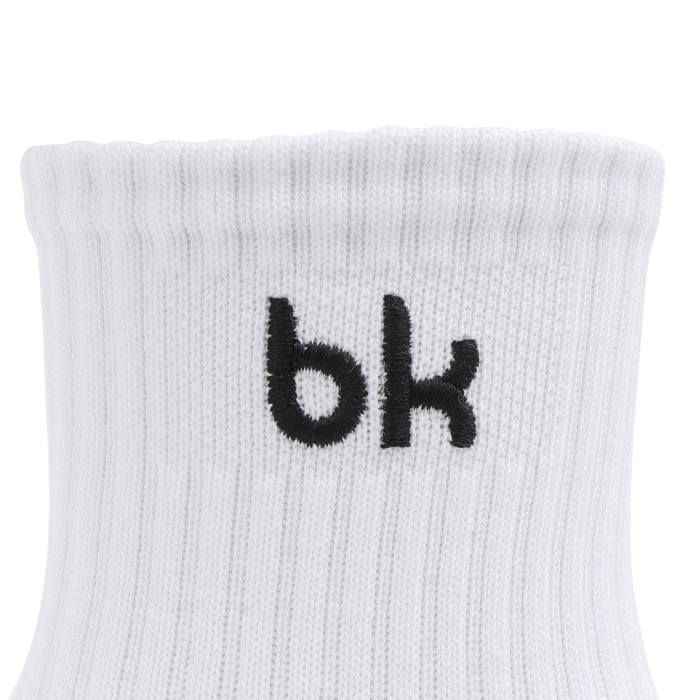 ブラックナイト（blackknight）（メンズ、レディース）バドミントン ロング丈ソックス SC-5983-WHT-2528