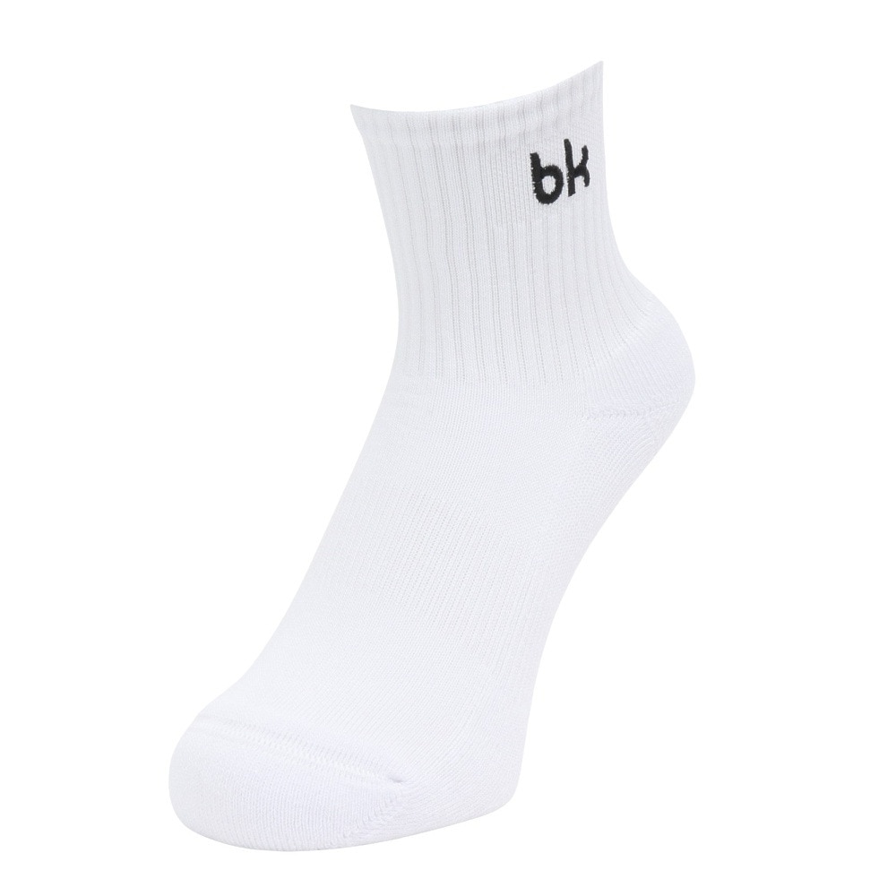 ブラックナイト（blackknight）（メンズ、レディース）バドミントン ロング丈ソックス SC-5983-WHT-2528