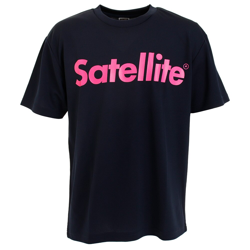  バドミントン ウェア Tシャツ 半袖 ドライ ロゴ STSDT NAVY/PINK