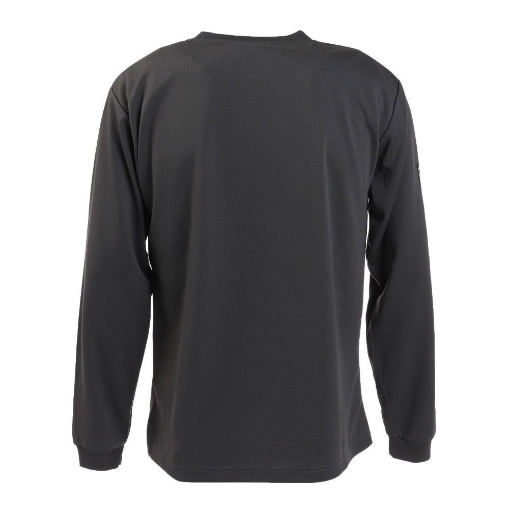 ブラックナイト（blackknight）（メンズ、レディース）バドミントンウェア ロングTシャツ T-0230-GRY