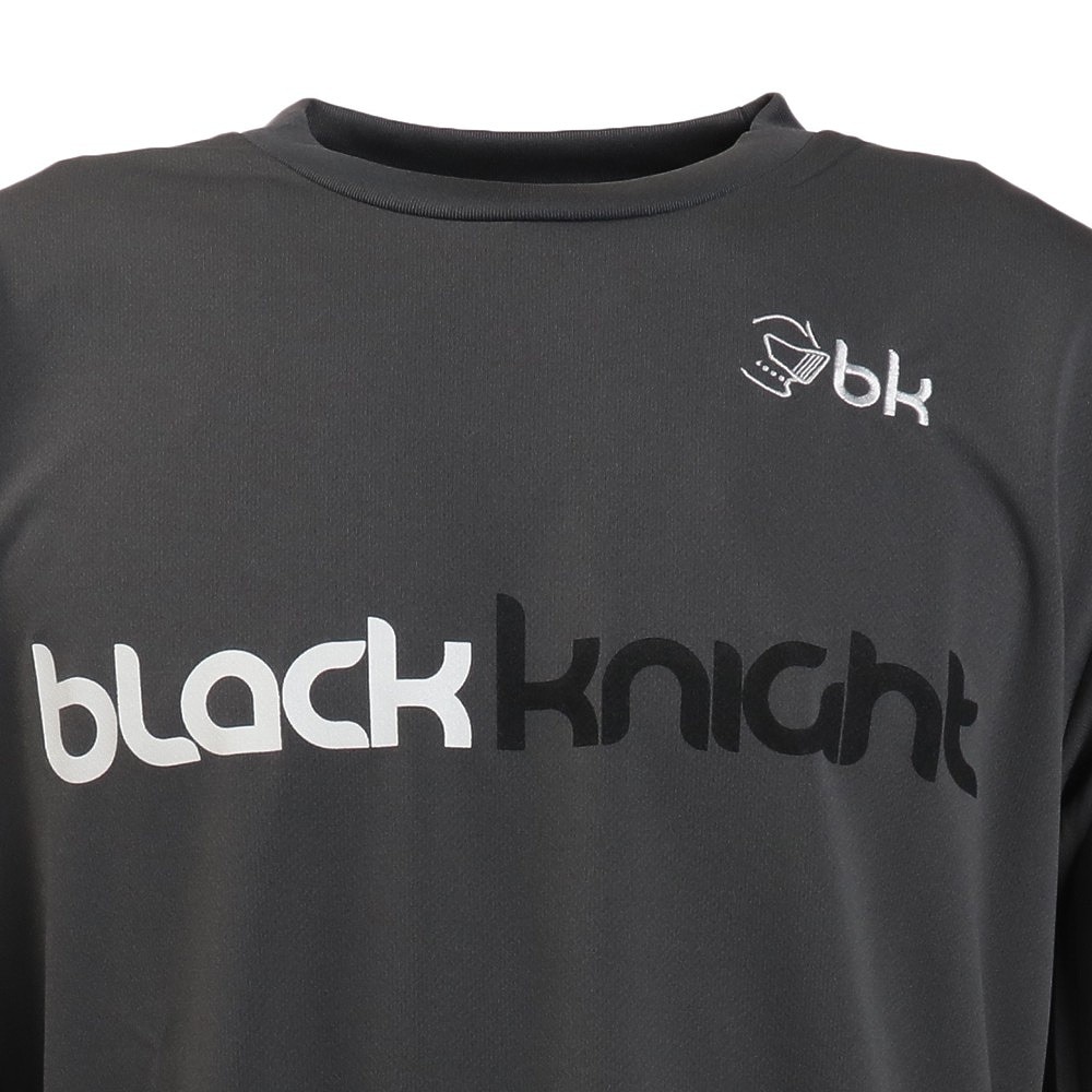 ブラックナイト（blackknight）（メンズ、レディース）バドミントンウェア ロングTシャツ T-0230-GRY