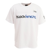 ブラックナイト（blackknight）（メンズ）バドミントンウェア Tシャツ T-0180-WHT