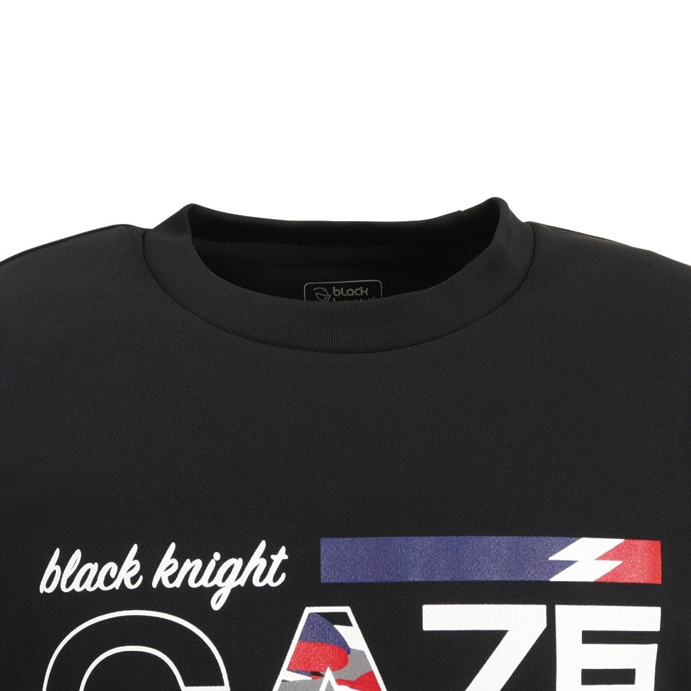 ブラックナイト（blackknight）（メンズ、レディース）バドミントンウェア ドライTシャツ T-2122-BLA★★★