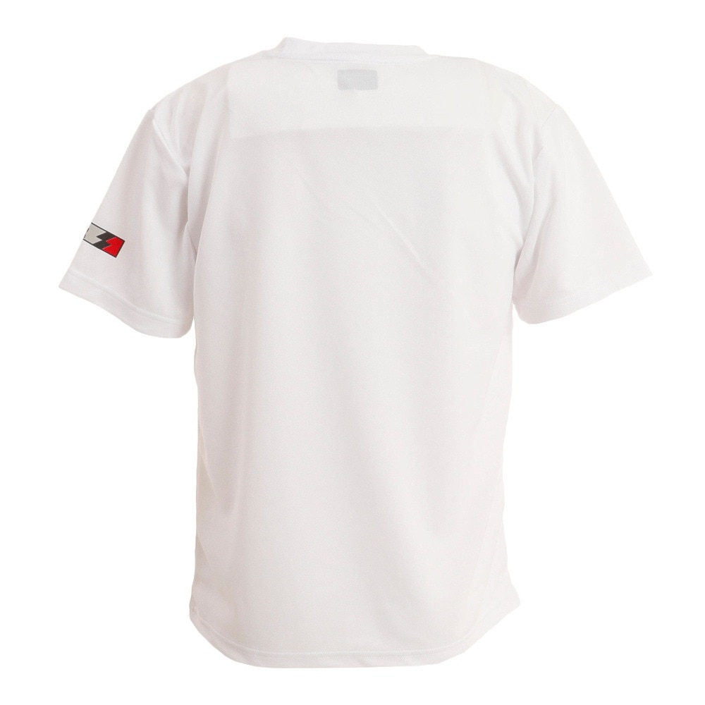 ブラックナイト（blackknight）（メンズ、レディース）バドミントンウェア ドライTシャツ T-2122-WHT