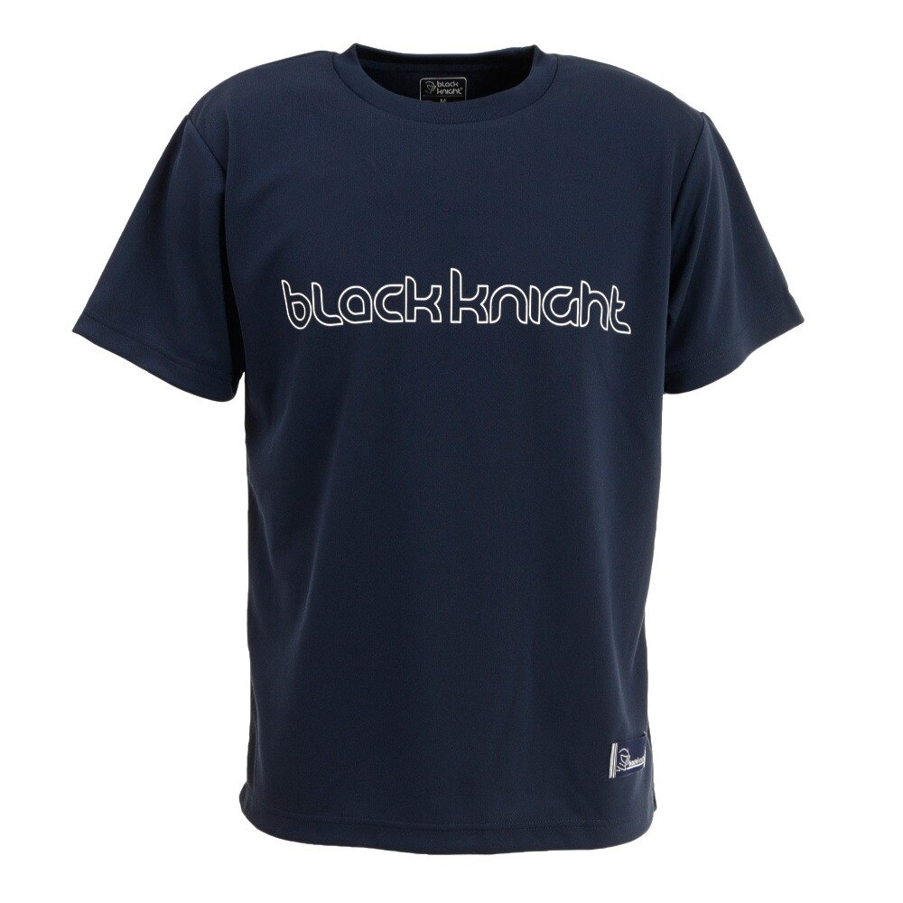 ブラックナイト（blackknight）（メンズ、レディース）バドミントンウェア ドライTシャツ T-2140-NVY