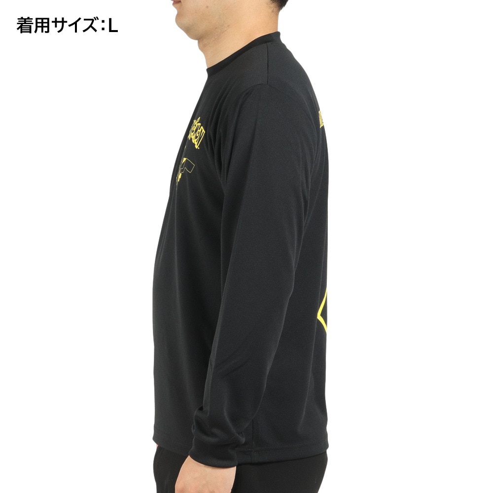 ミズノ（MIZUNO）（メンズ、レディース）バドミントンウェア ポケモン 長袖Tシャツ 72JA2P0109