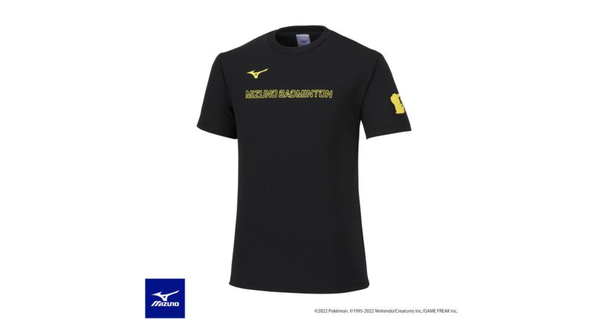 ミズノ｜バドミントンウェア ポケモン ピカチュウ半袖Tシャツ 72JA2P0209 - スポーツ用品はスーパースポーツゼビオ