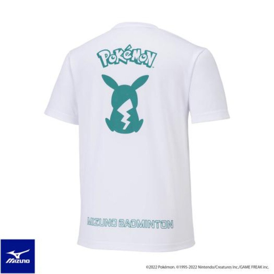 ミズノ｜バドミントンウェア ポケモン ピカチュウ半袖Tシャツ 72JA2P0301 - スポーツ用品はスーパースポーツゼビオ