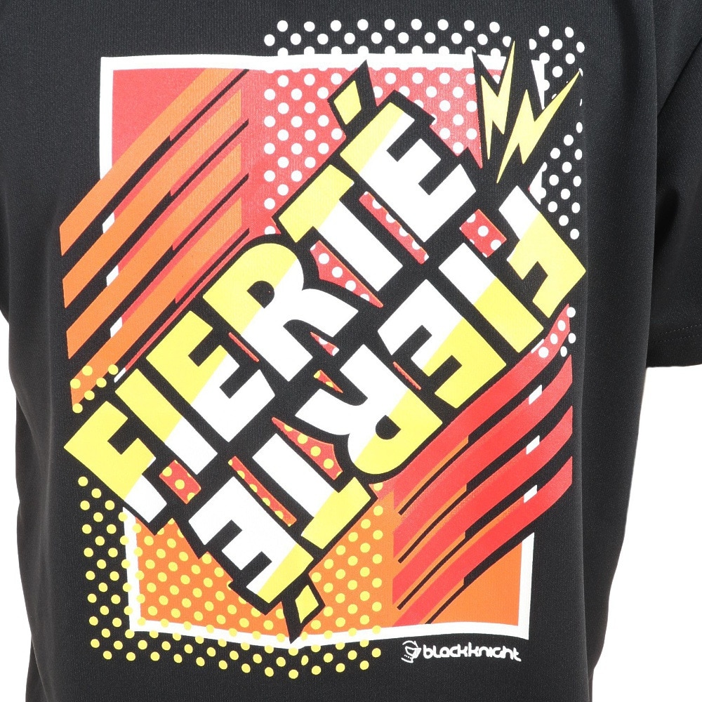 ブラックナイト（blackknight）（メンズ）バドミントンウェア ドライTシャツ T-3110U-BLA