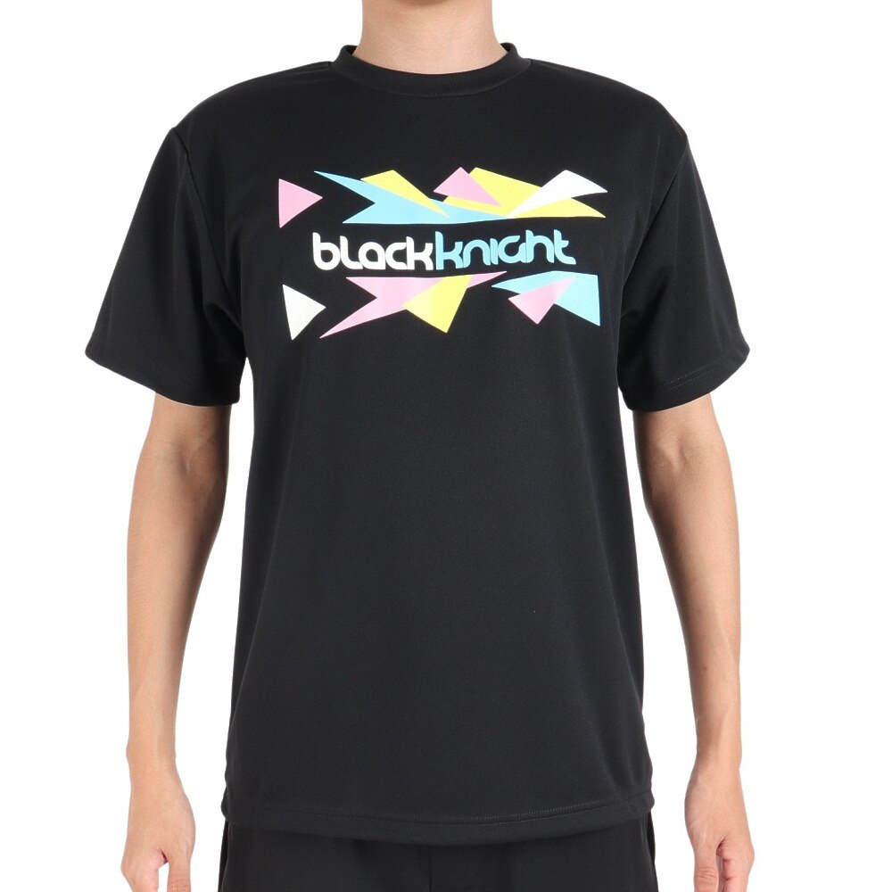 ブラックナイト（blackknight）（メンズ）バドミントンウェア ドライTシャツ T-3112U-BLA
