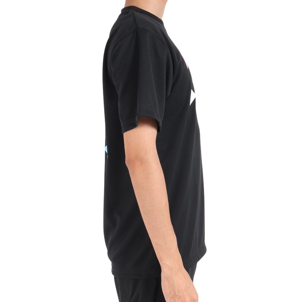 ブラックナイト（blackknight）（メンズ）バドミントンウェア ドライTシャツ T-3112U-BLA