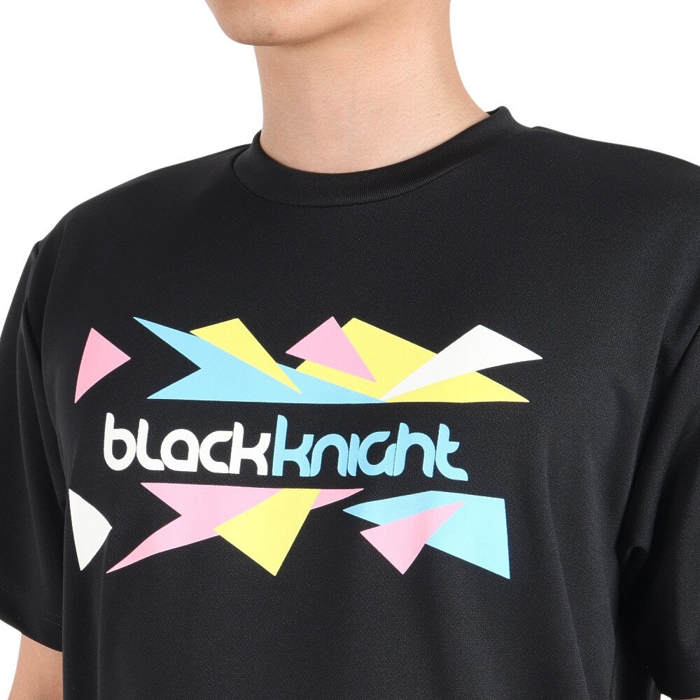 ブラックナイト（blackknight）（メンズ）バドミントンウェア ドライTシャツ T-3112U-BLA