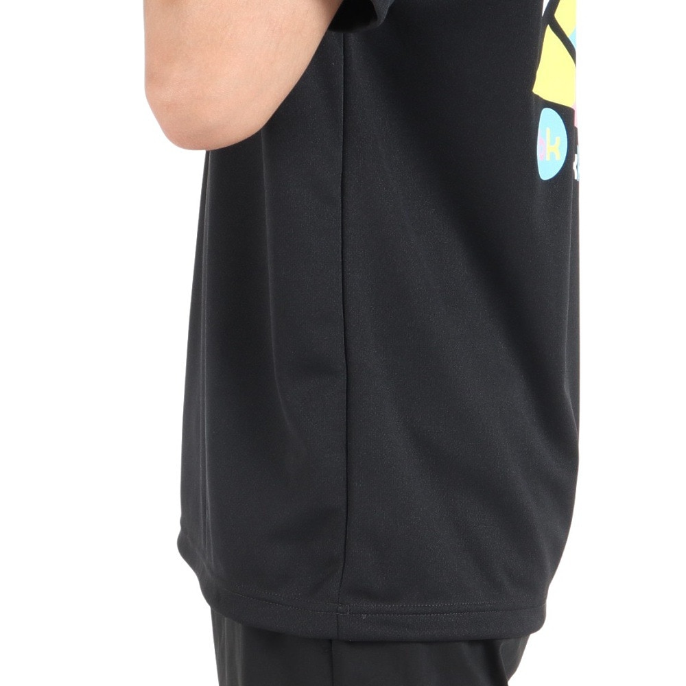 ブラックナイト（blackknight）（メンズ）バドミントンウェア ドライTシャツ T-3112U-BLA