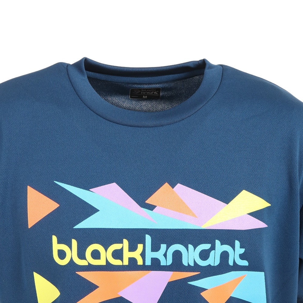 ブラックナイト（blackknight）（メンズ）バドミントンウェア ドライTシャツ T-3112U-IRBLU