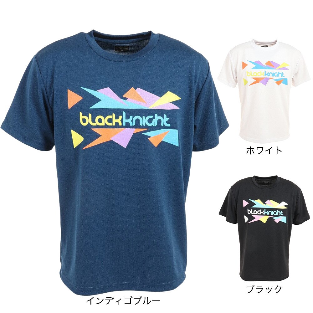 ブラックナイト（blackknight）（メンズ）バドミントンウェア ドライTシャツ T-3112U-IRBLU