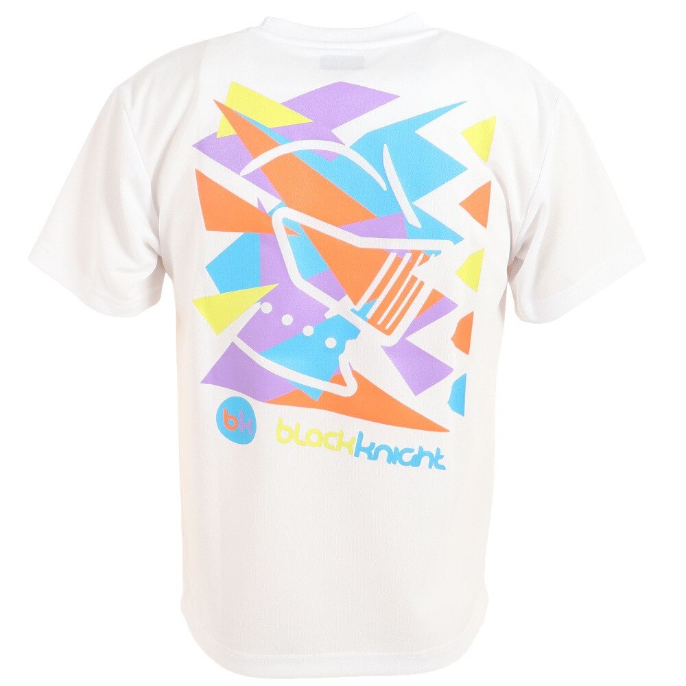 ブラックナイト（blackknight）（メンズ）バドミントンウェア ドライTシャツ T-3112U-WHT