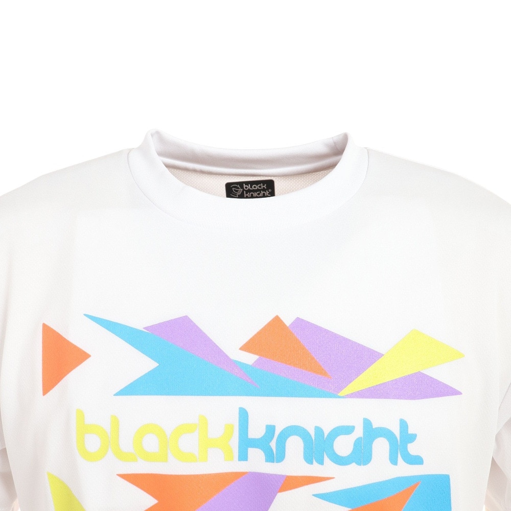 ブラックナイト（blackknight）（メンズ）バドミントンウェア ドライTシャツ T-3112U-WHT