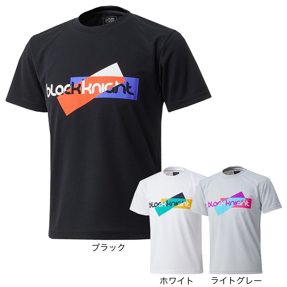 ブラックナイト（blackknight）（メンズ、レディース）バドミントンウェア ドライTシャツ T-4101U-BLA