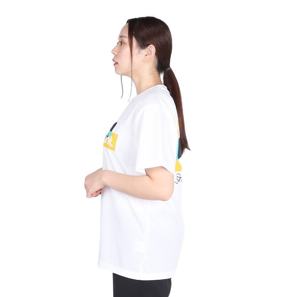 ブラックナイト（blackknight）（メンズ、レディース）バドミントンウェア ドライTシャツ T-4101U-WHT