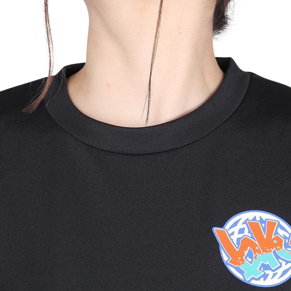ブラックナイト（blackknight）（メンズ、レディース）バドミントンウェア ドライTシャツ T-4102U-BLA