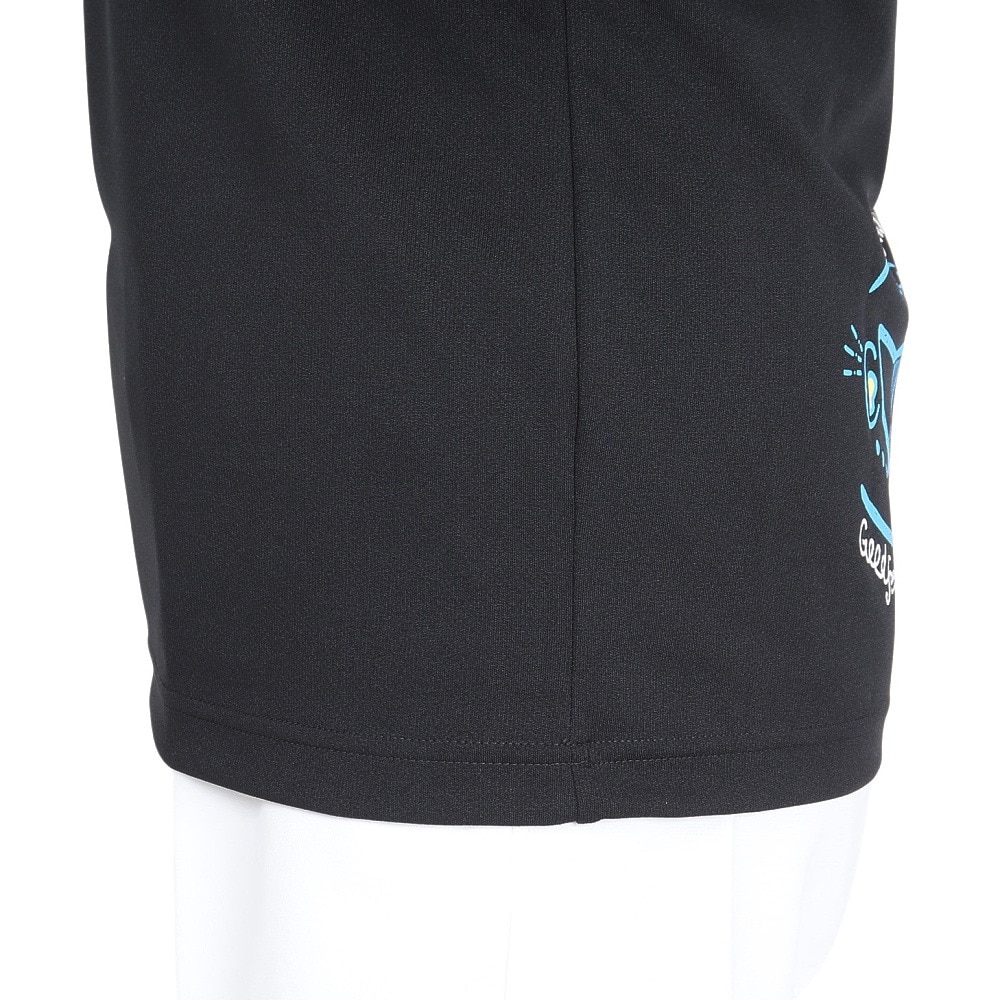 ブラックナイト（blackknight）（メンズ、レディース）バドミントンウェア ドライTシャツ T-4103U-BLA