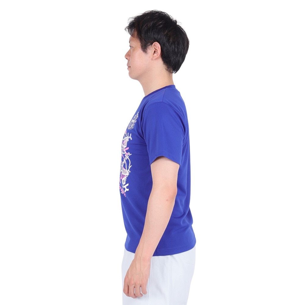 ブラックナイト（blackknight）（メンズ、レディース）バドミントンウェア ドライTシャツ T-4104U-MABLU
