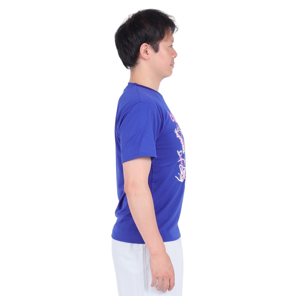 ブラックナイト（blackknight）（メンズ、レディース）バドミントンウェア ドライTシャツ T-4104U-MABLU