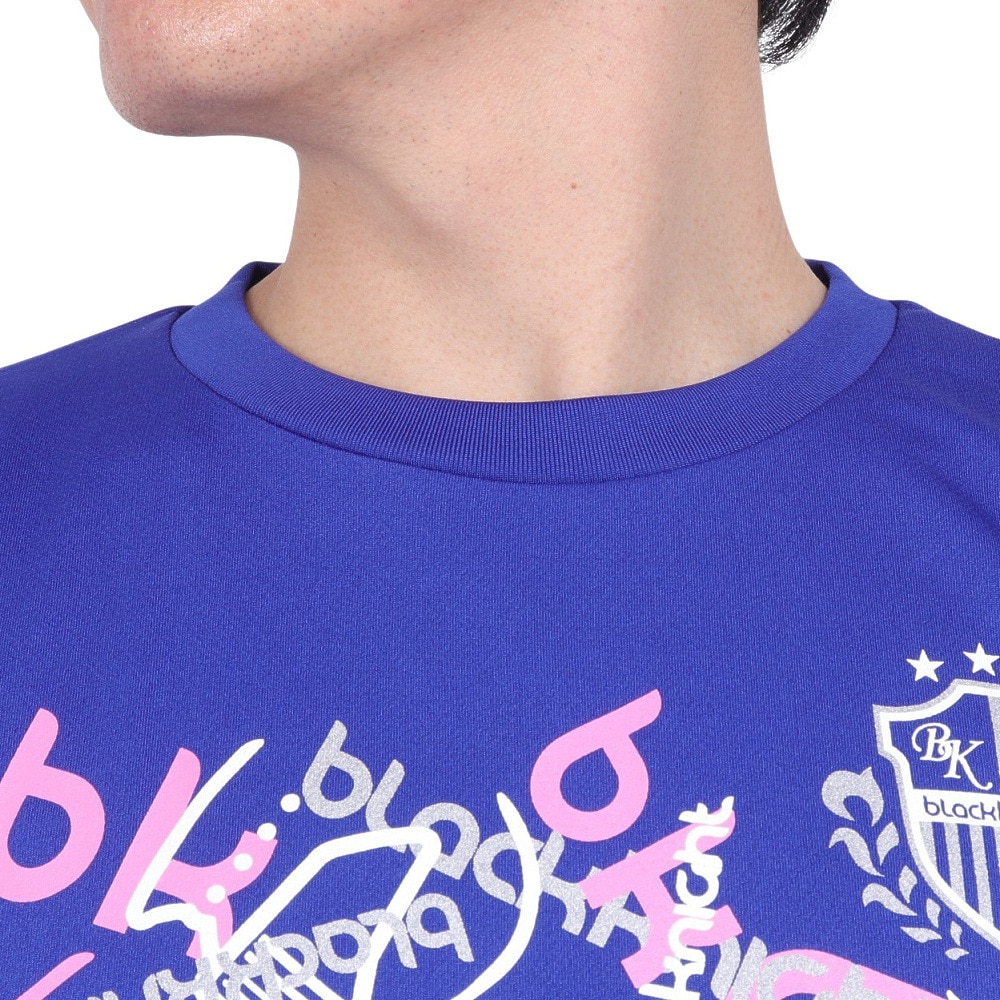 ブラックナイト（blackknight）（メンズ、レディース）バドミントンウェア ドライTシャツ T-4104U-MABLU