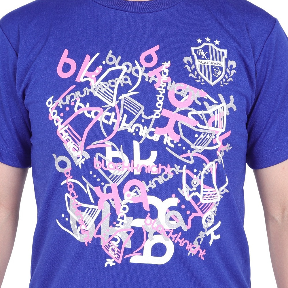 ブラックナイト（blackknight）（メンズ、レディース）バドミントンウェア ドライTシャツ T-4104U-MABLU