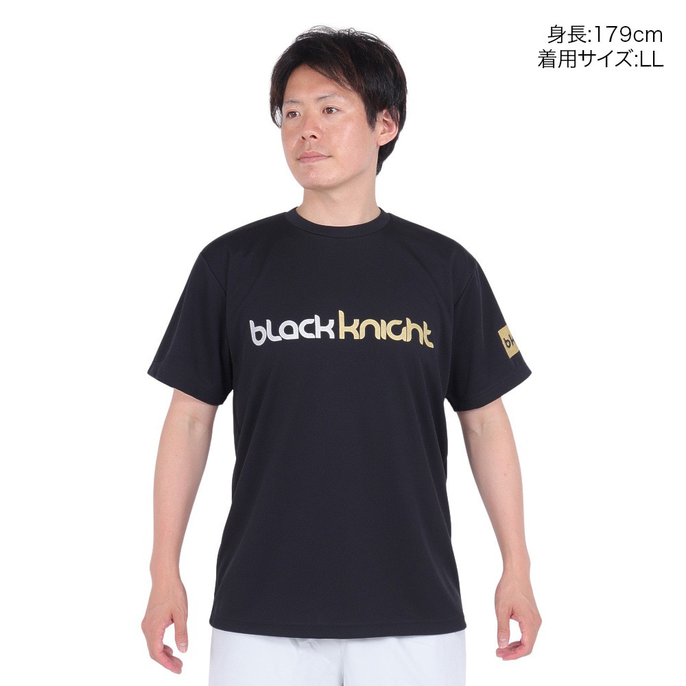 ブラックナイト（blackknight）（メンズ、レディース）バドミントンウェア ドライTシャツ T-4105U-BLA