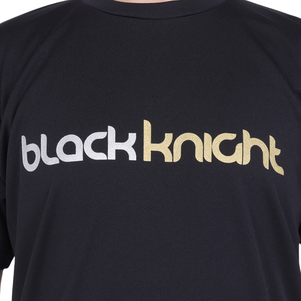 ブラックナイト（blackknight）（メンズ、レディース）バドミントンウェア ドライTシャツ T-4105U-BLA