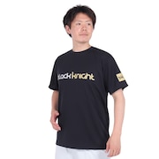 ブラックナイト（blackknight）（メンズ、レディース）バドミントンウェア ドライTシャツ T-4105U-BLA