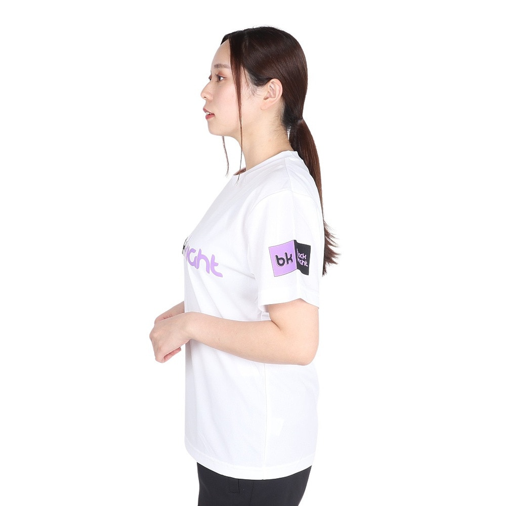 ブラックナイト（blackknight）（メンズ、レディース）バドミントンウェア ドライTシャツ T-4105U-WHT