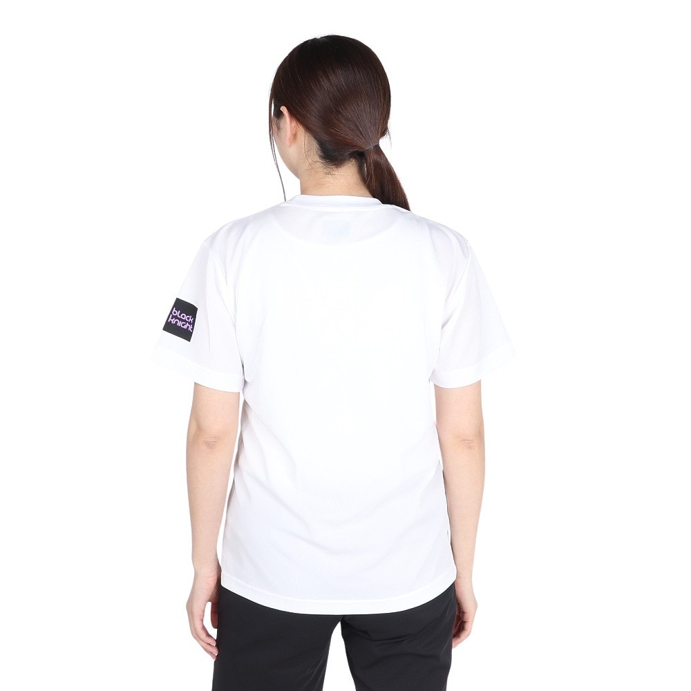 ブラックナイト（blackknight）（メンズ、レディース）バドミントンウェア ドライTシャツ T-4105U-WHT