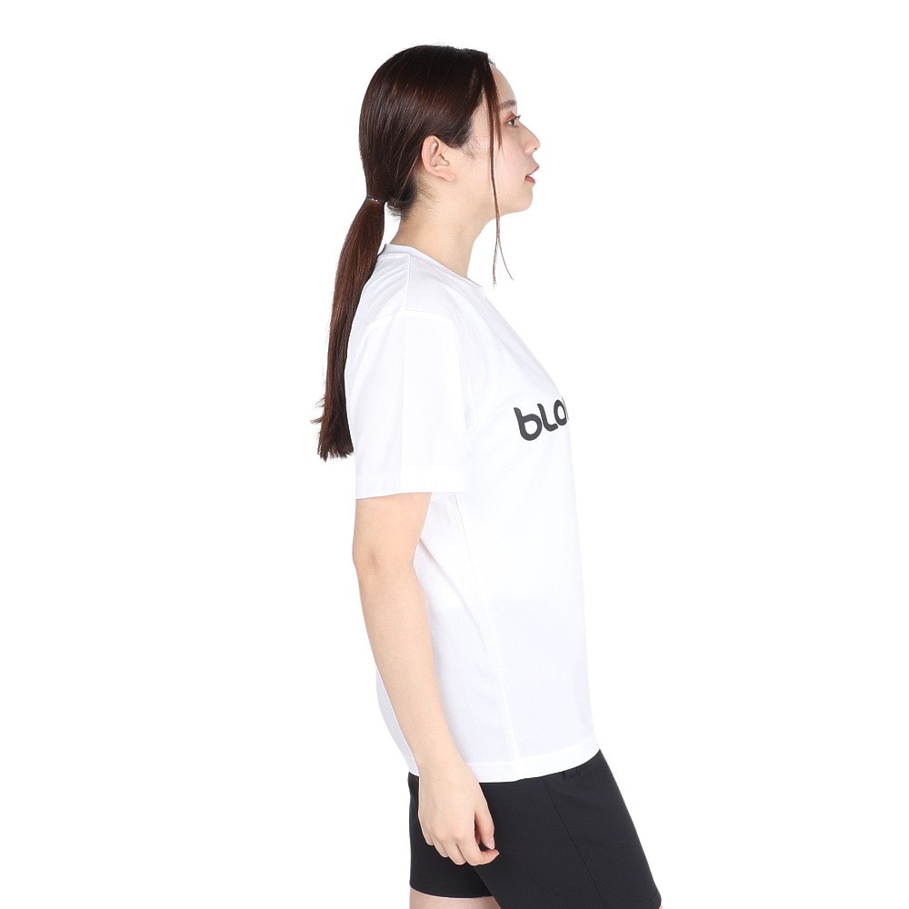 ブラックナイト（blackknight）（メンズ、レディース）バドミントンウェア ドライTシャツ T-4105U-WHT